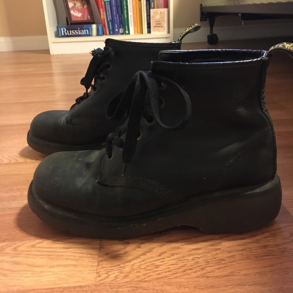 Dr. Martens Shoes - Vintage Dr Martens Made in England Chunky Boots